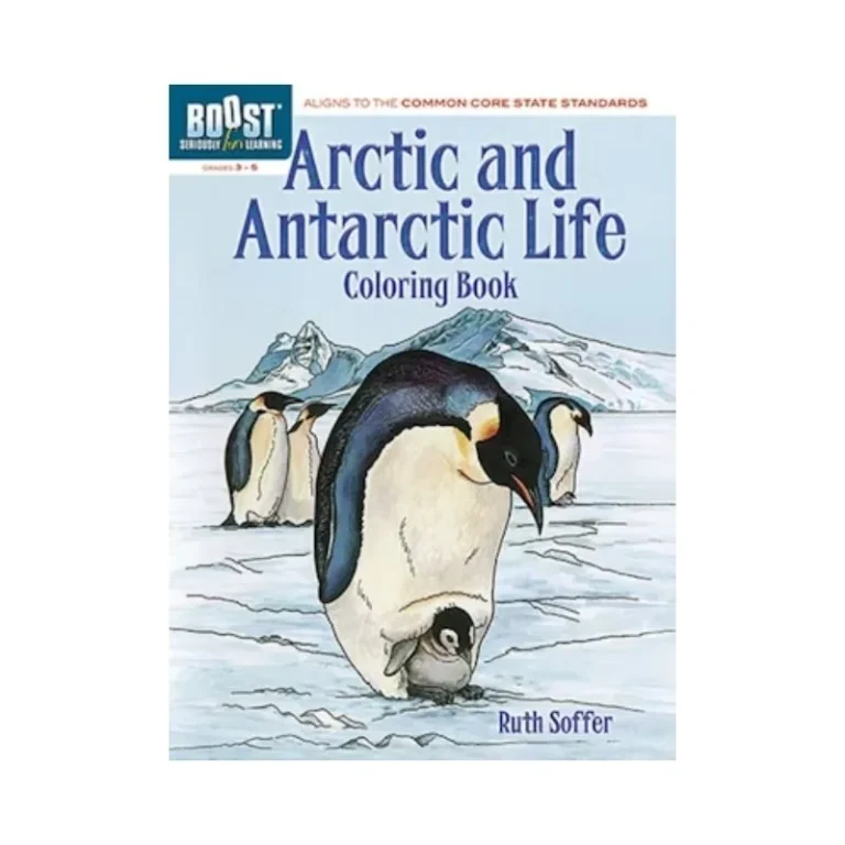 Arctic Antarctic Life Coloring Book
