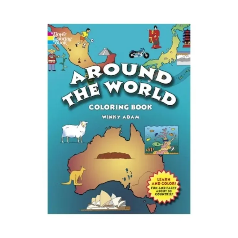 Around the World Colouring