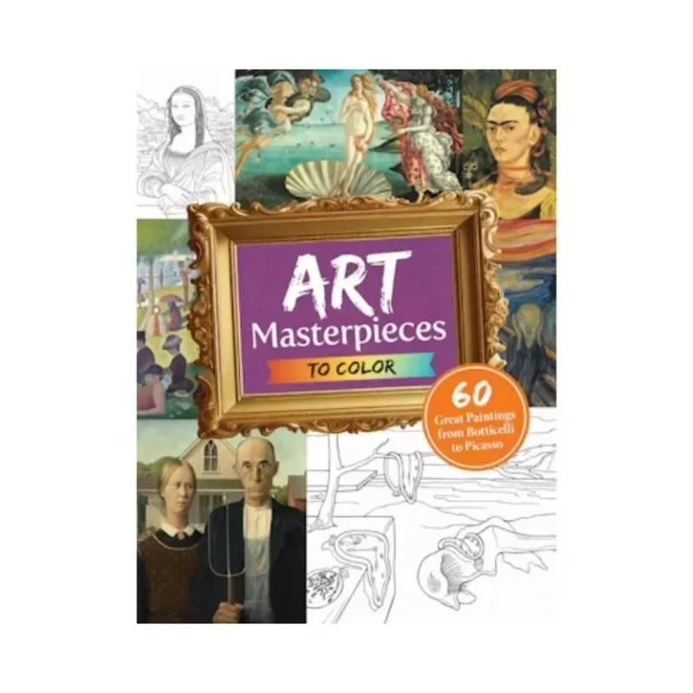 Art Masterpieces to Colour