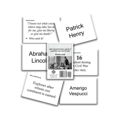 200 Questions About American History – Flashcards