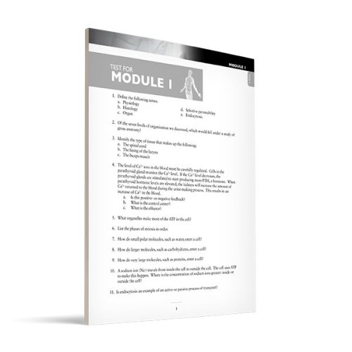 Exploring Creation with Advanced Biology: The Human Body, 2nd Edition – Additional Test Pages