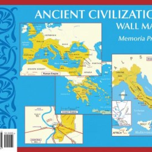 Ancient Civilization Small Wall Maps (11”x17”)