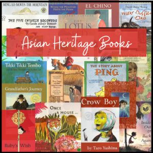 Asian Heritage Month Book Stack