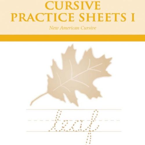 Cursive Practice Sheets One