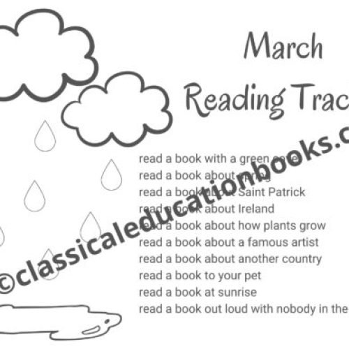 March Reading Tracker – Free Digital Download