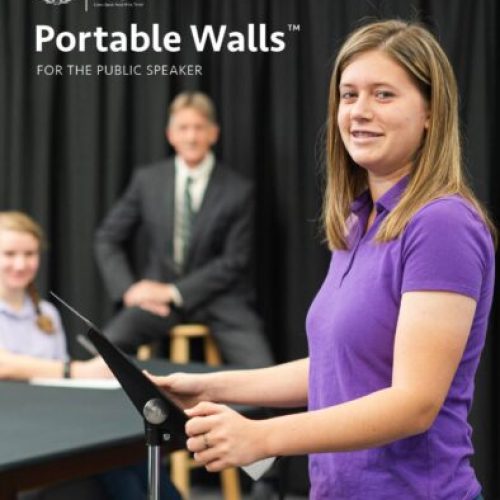 Portable Walls for Public Speaking