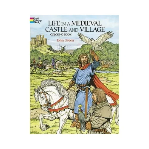 Life in a Medieval Castle Coloring Book
