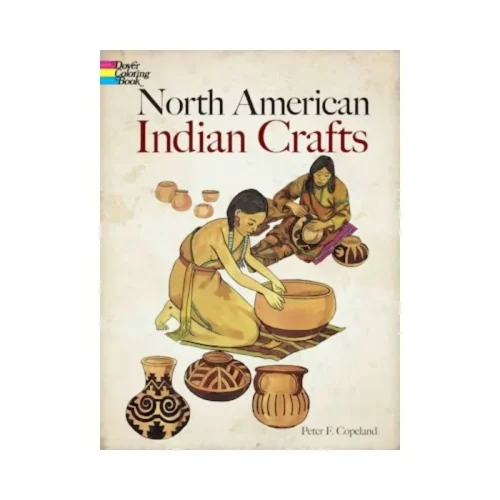 North American Indian Crafts Coloring Book