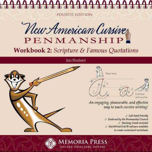 New American Cursive 2 (Scripture and Famous Quotations) Fourth Edition