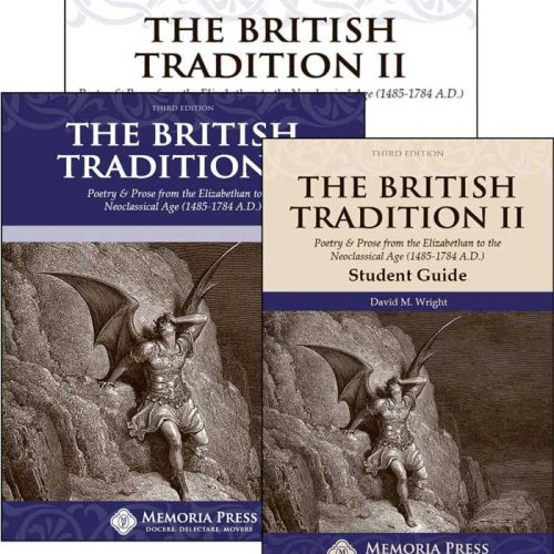 The British Tradition II: Poetry & Prose from the Elizabethan to the Neoclassical Age Set