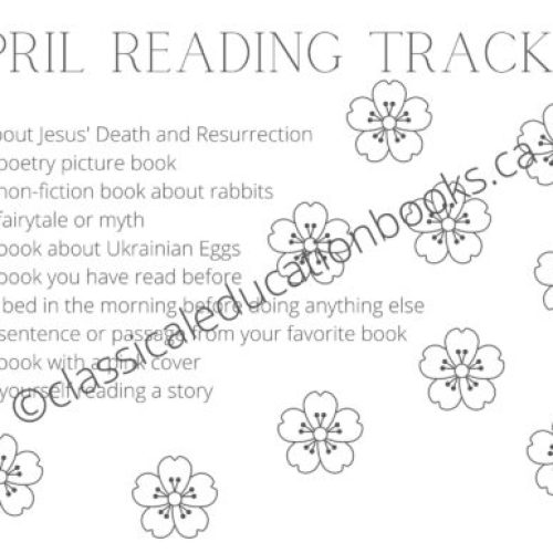 April Reading Tracker – Free Digital Download