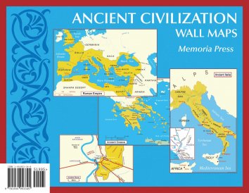Ancient Civilization Small Wall Maps (11”x17”)