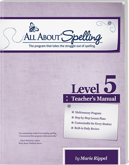 All About Spelling Level 5 - Teacher's Manual