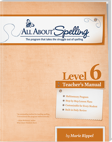 All About Spelling Level 6 - Teacher's Manual