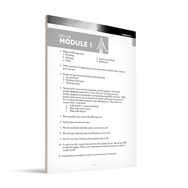 Exploring Creation with Advanced Biology: The Human Body, 2nd Edition - Additional Test Pages