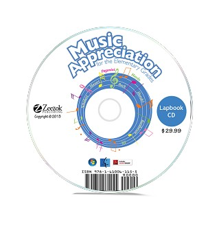 Music Appreciation Book 1 Lapbook USB Thumbdrive