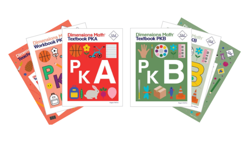 Singapore Dimensions Math: Level Pre-KA & B Set