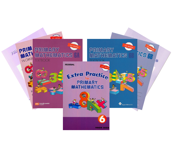 Singapore Primary Mathematics: Level 6A&B - Set with Home Instructor's Guides (US Edition)