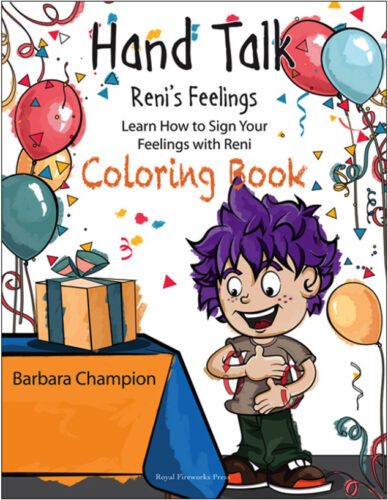 Hand Talk: Reni's Feelings - Colouring Book