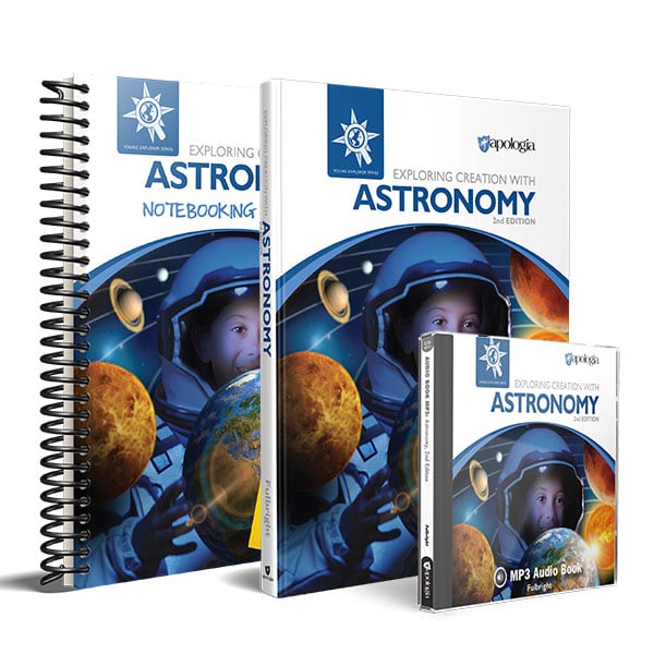 Exploring Creation with Astronomy - Textbook, Notebooking Journal, and MP3 Audio