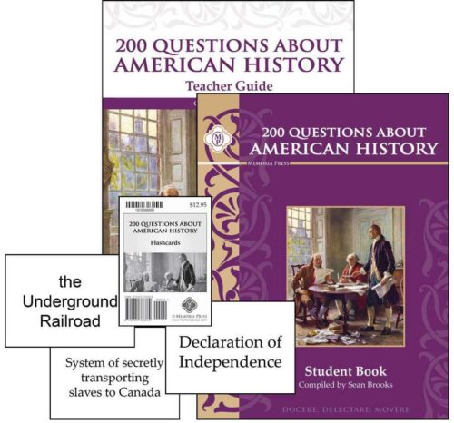 200 Questions About American History Set