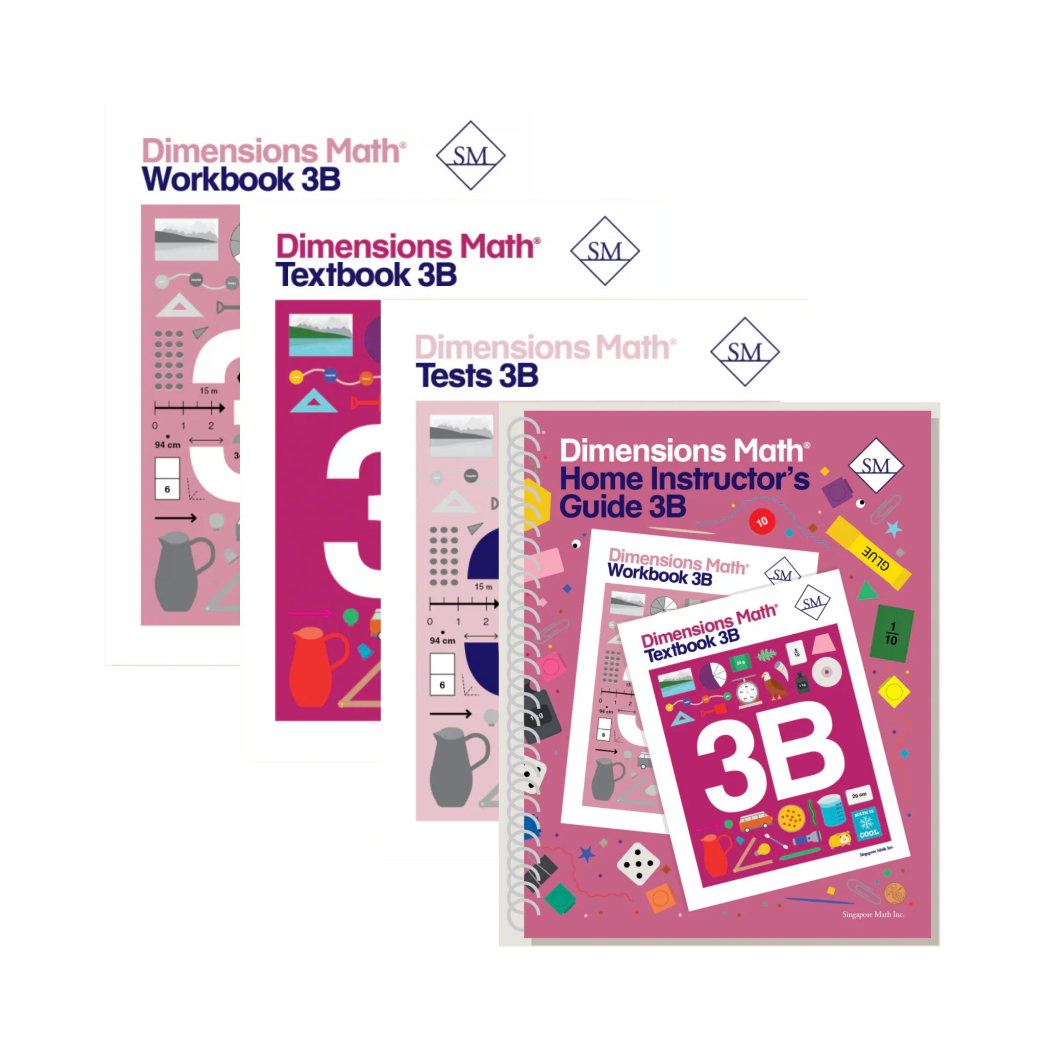 Singapore Dimensions Math: Level 3B - Set (with Home Instructor's Guide)