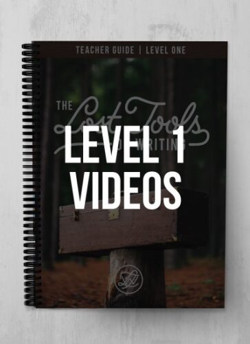 The Lost Tools of Writing: Level One - Online Instructional Videos Subscription