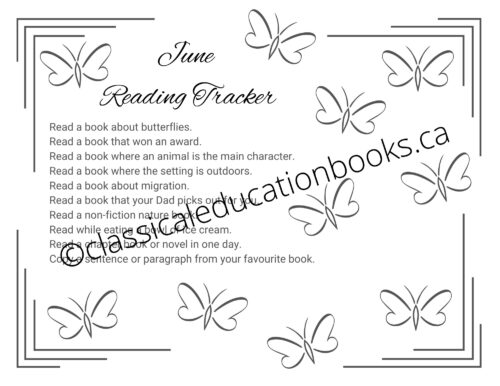 June Reading Tracker