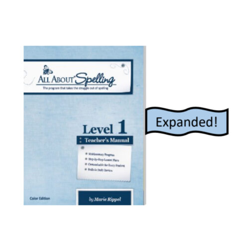 All About Spelling Level 1 - Teacher's Manual (Expanded, Colour Edition)