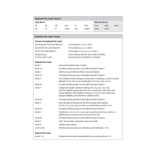 Explode the Code: Book 2