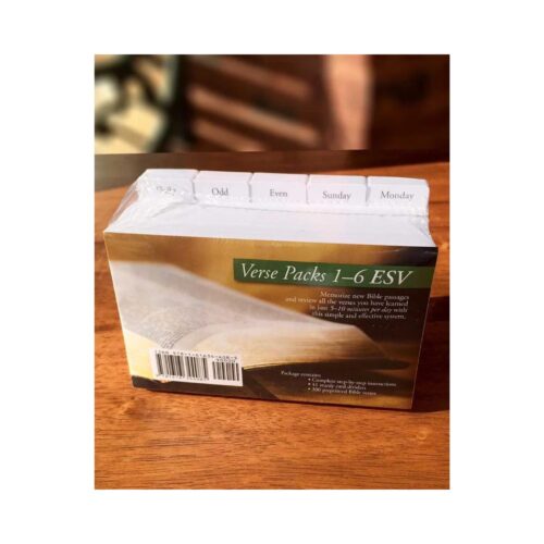 Scripture Memory Verse Cards (ESV 1-6)