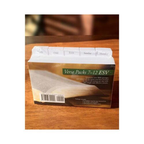 Scripture Memory Verse Cards (ESV 7-12)