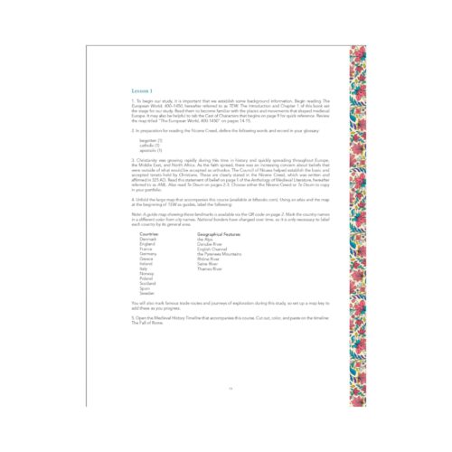 Medieval History: High School - Teacher Guide