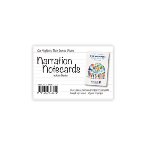 Narration Notecards: Our Neighbors, Their Stories (Volume 1)