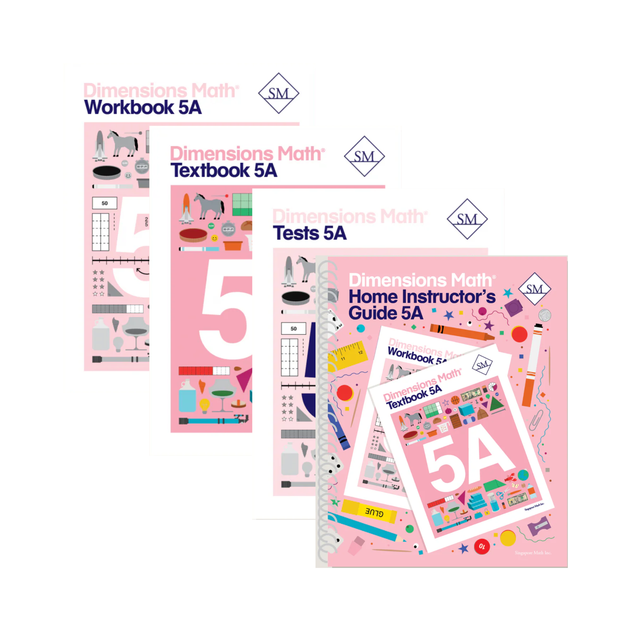 Singapore Dimensions Math: Level 5A - Set (With Home Instructor's Guide)