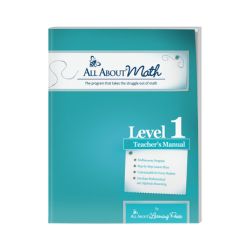 (PRE-ORDER) All About Math: Level 1 - Teacher's Manual