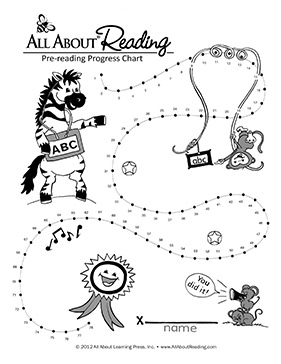 All About Reading Pre-reading Progress Chart